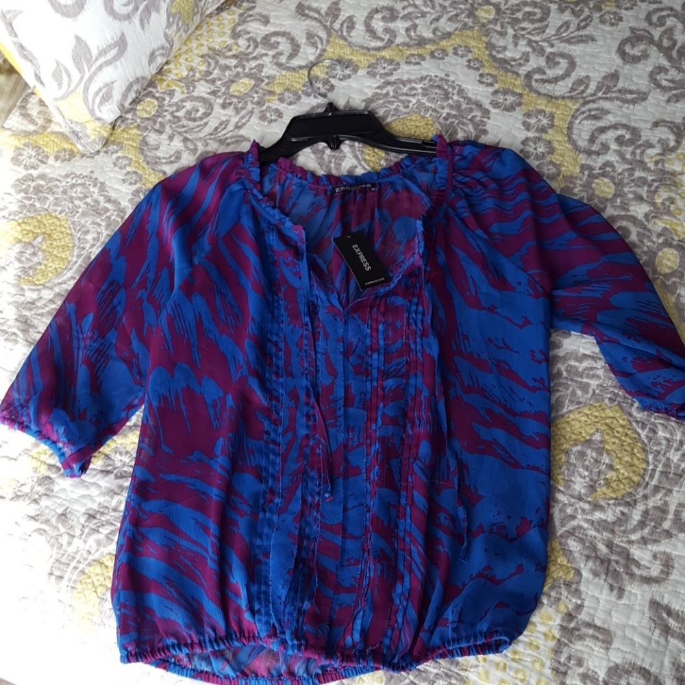 NWT Express sheer top Size Xs